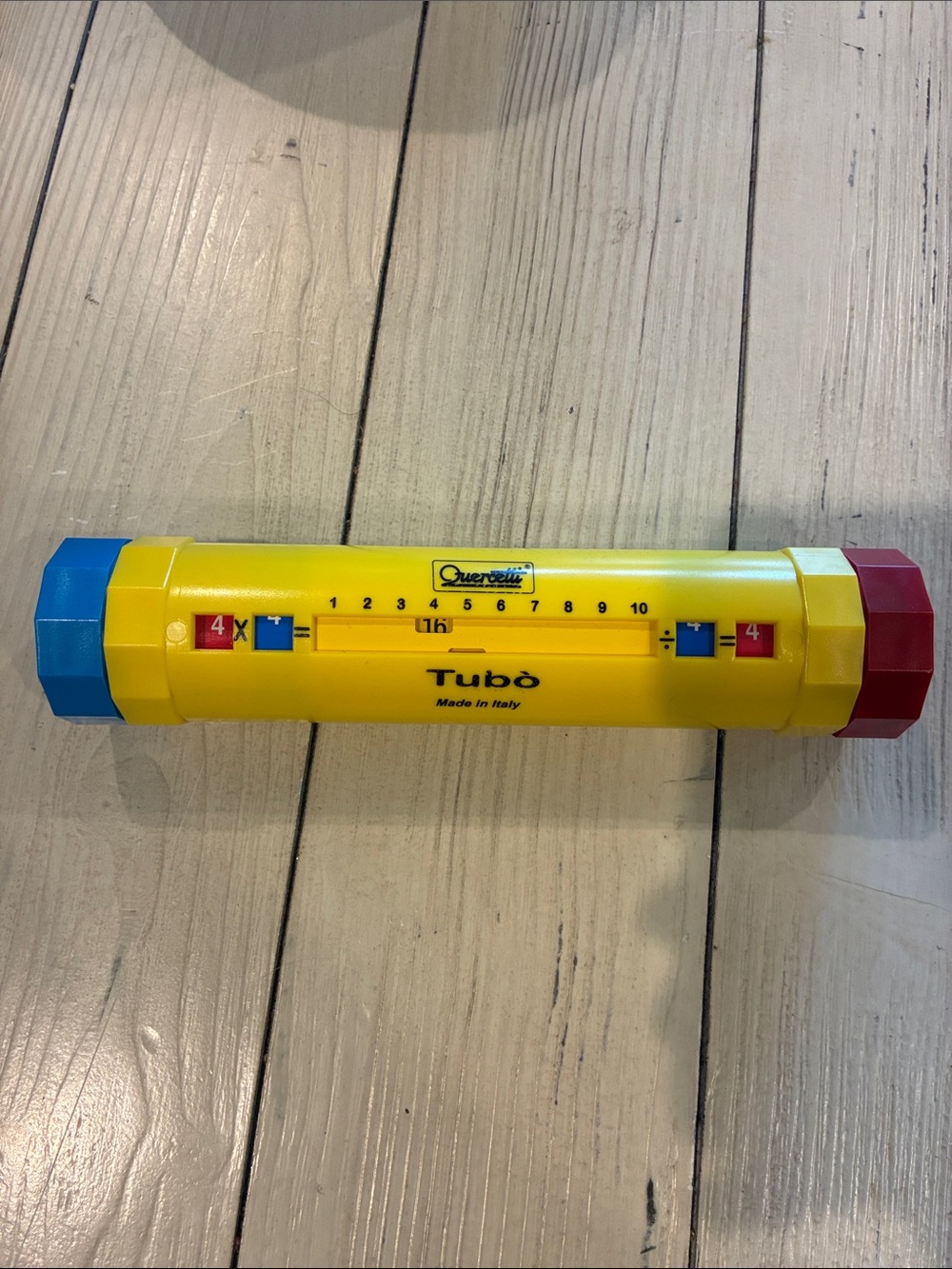 Tubò Yellow Counting Tube Math Toy by